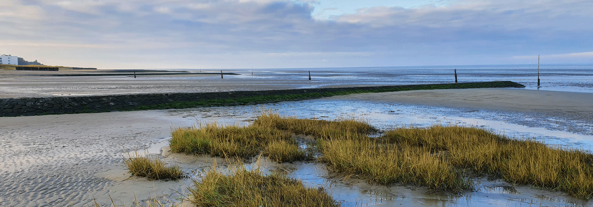 Strand an der Nordsee vor Cuxhaven